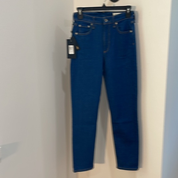 NWT rag & bone high-rise ankle cigarette jeans - Picture 5 of 10
